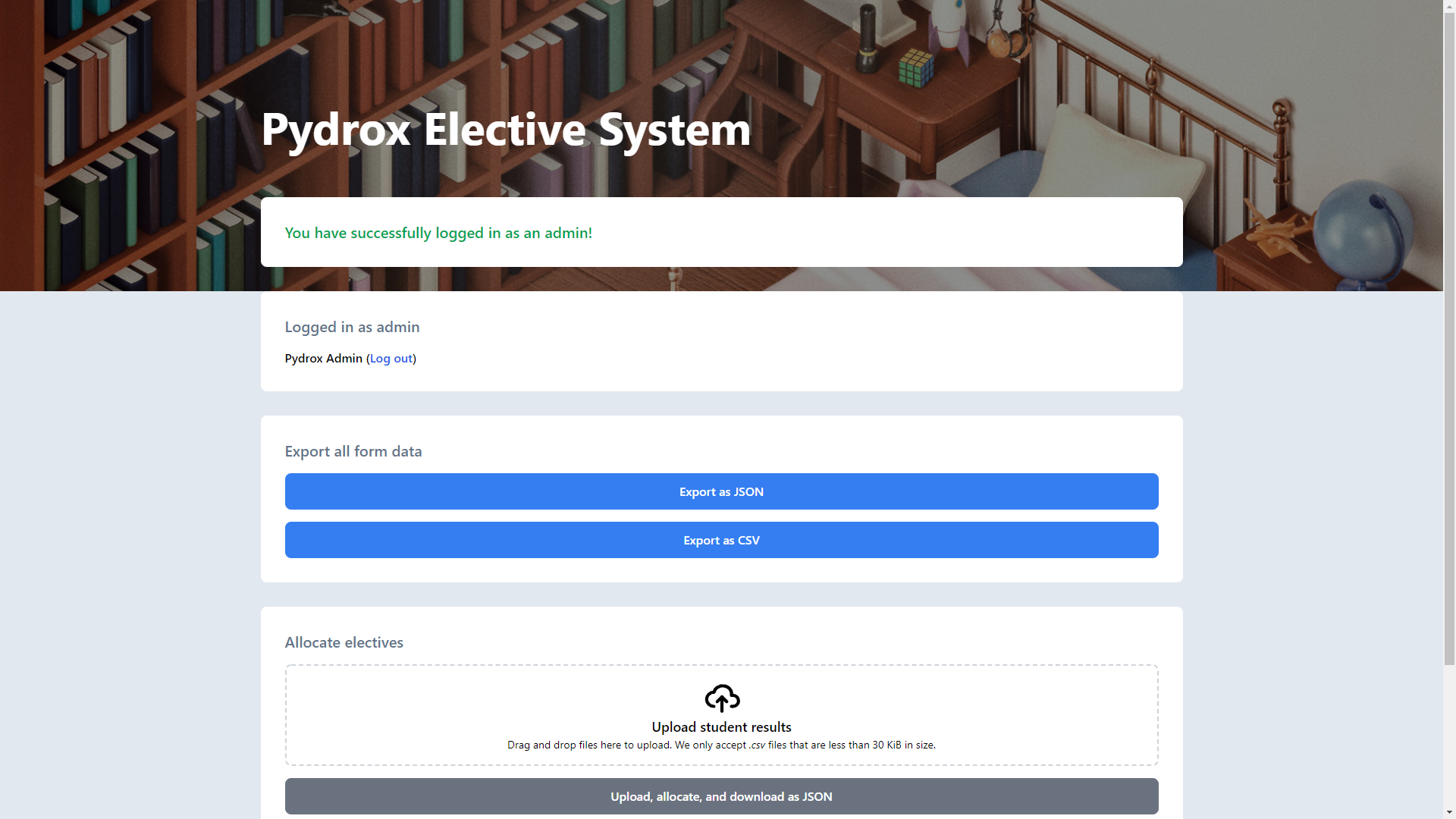 Pydrox Elective System