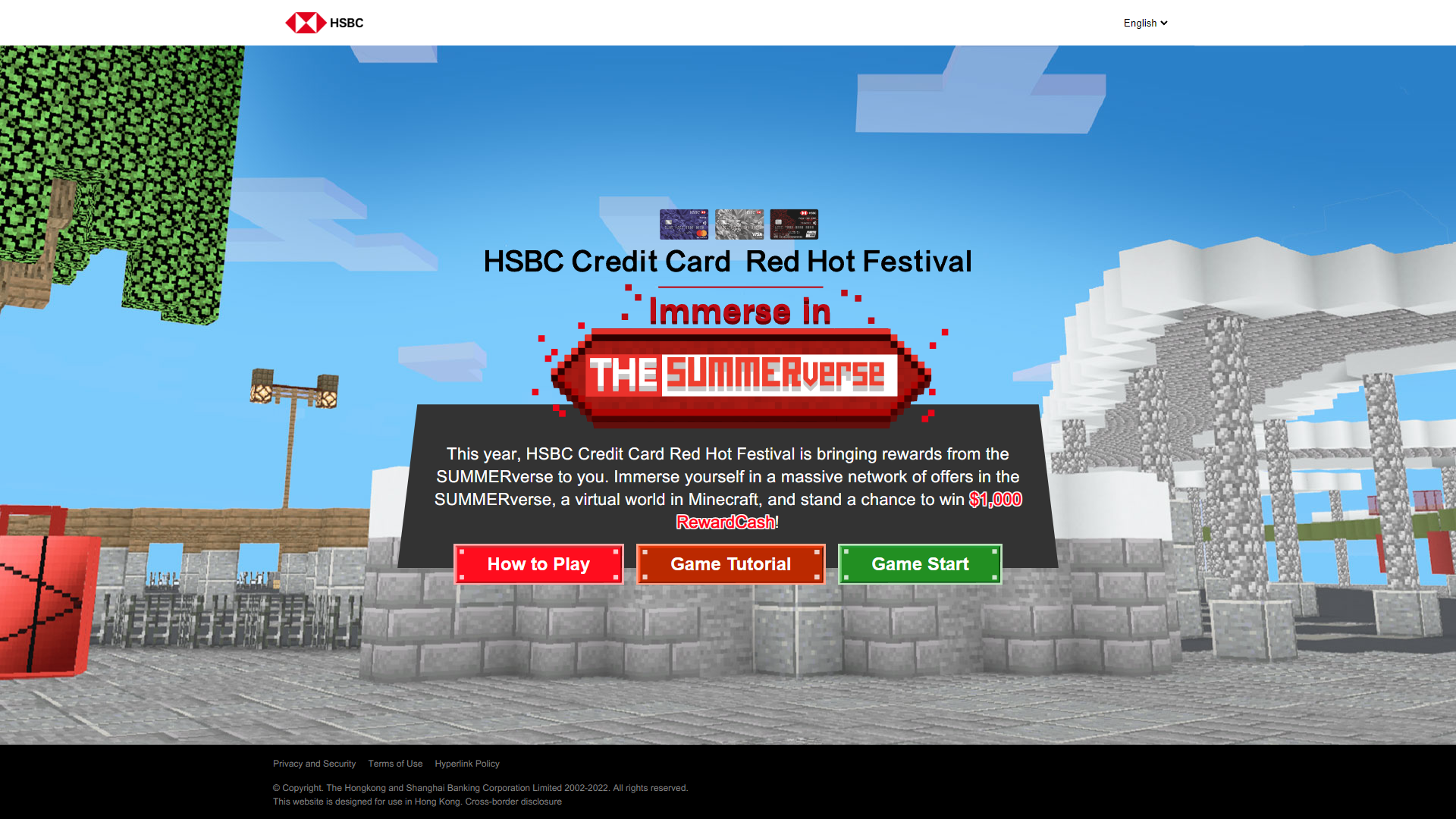 HSBC SUMMERverse Marketing Campaign 2022